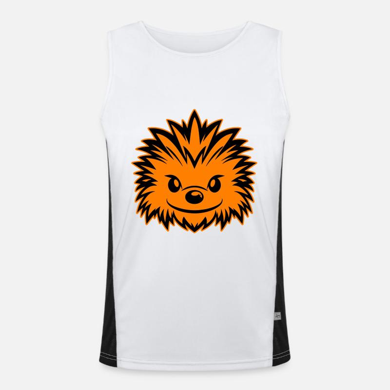Igel Comic Funktionelles Kontrast-Tank Top für Männer 
