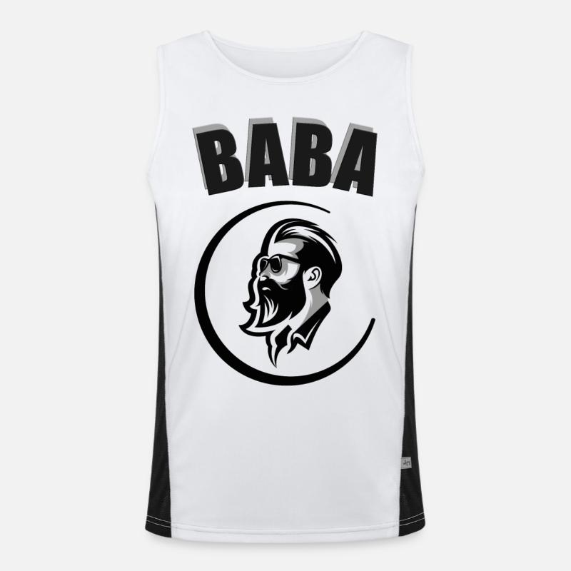 BABA Funktionelles Kontrast-Tank Top für Männer 