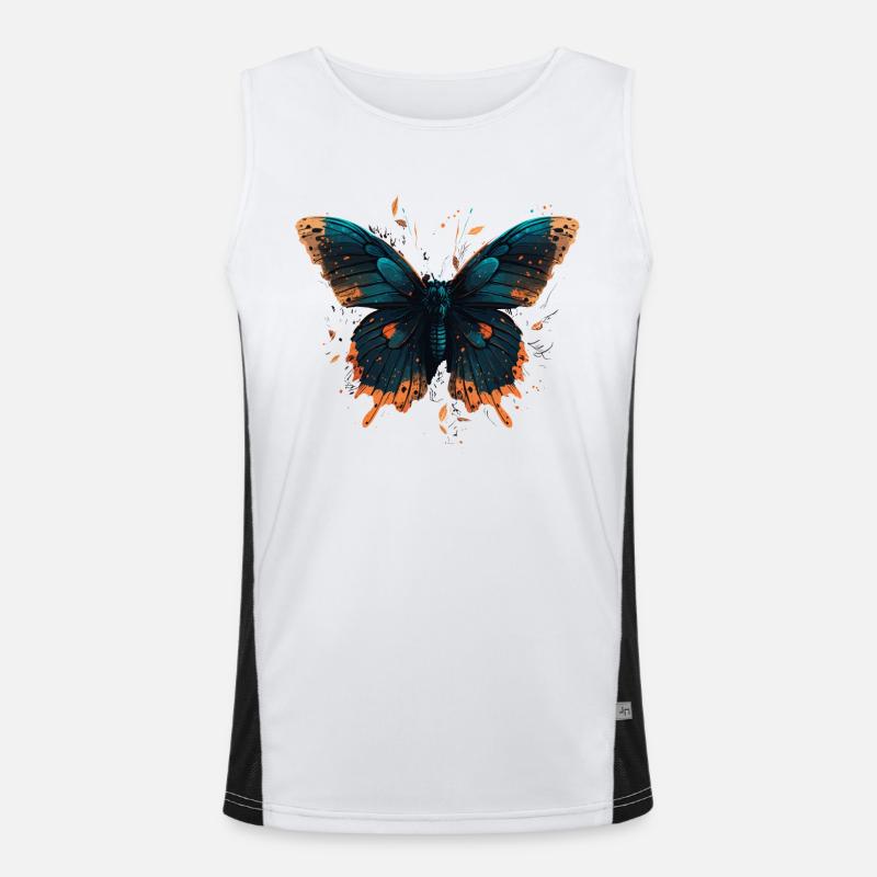 Image de papillon Débardeur respirant contrasté Homme 