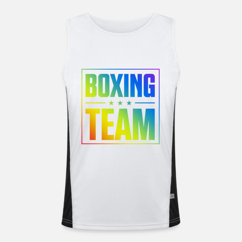 Équipe de boxe Débardeur respirant contrasté Homme 