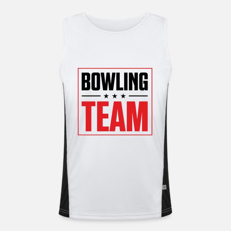 Équipe de bowling Débardeur respirant contrasté Homme 