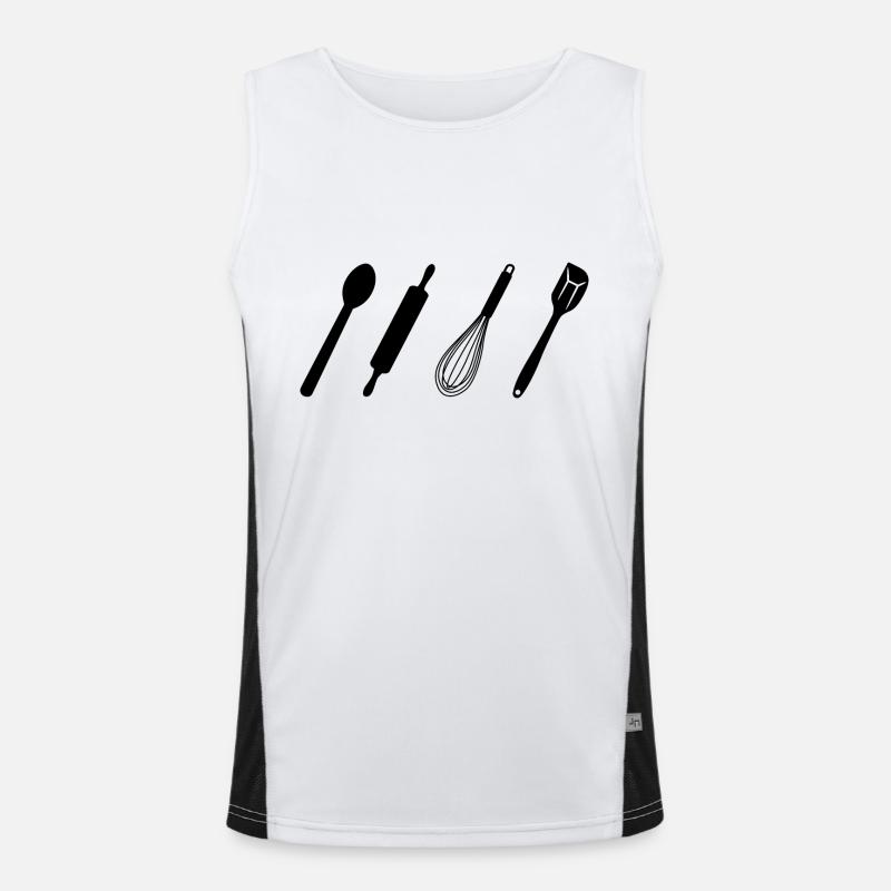 Outils de cuisson Débardeur respirant contrasté Homme 