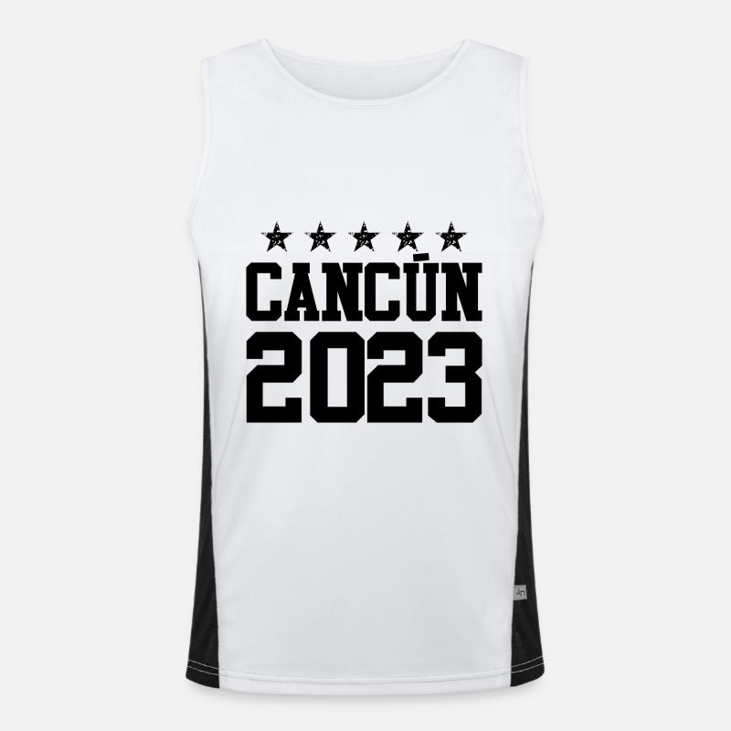 Cancun 2023 Men's Functional Contrast Tank Top 