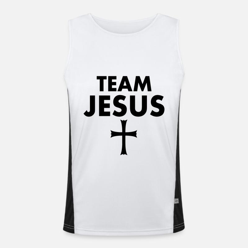 Team jesus Débardeur respirant contrasté Homme 