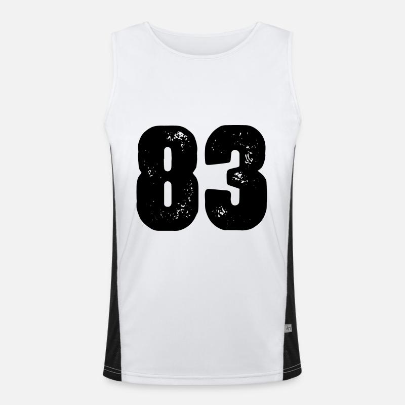Maillot à 83 numéros Débardeur respirant contrasté Homme 