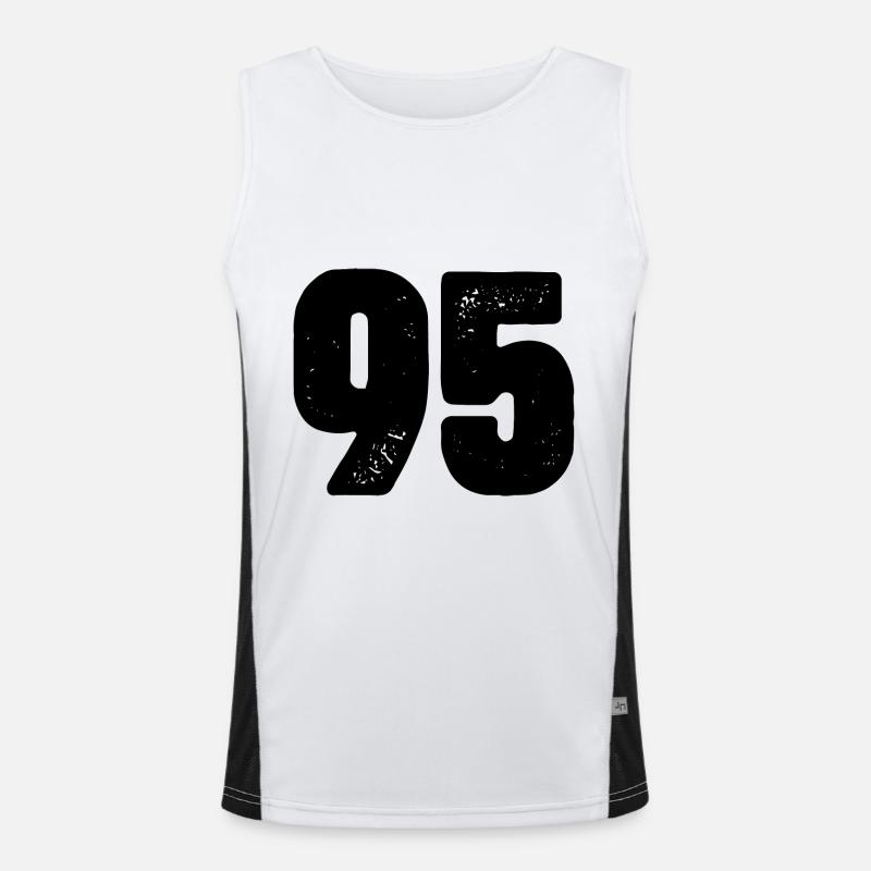 Maillot à 95 numéros Débardeur respirant contrasté Homme 