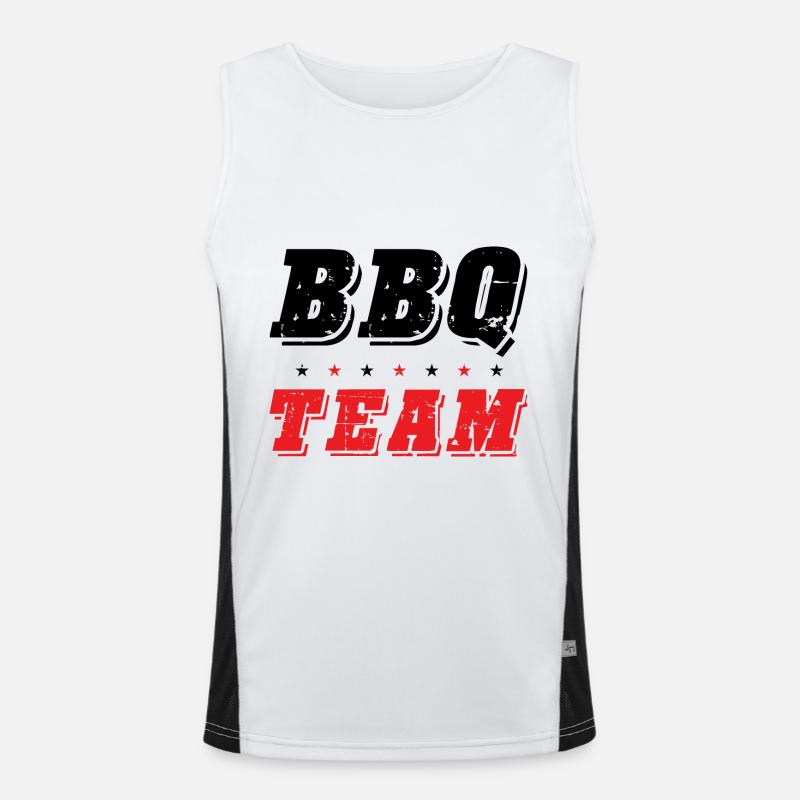 Équipe Bbq Débardeur respirant contrasté Homme 