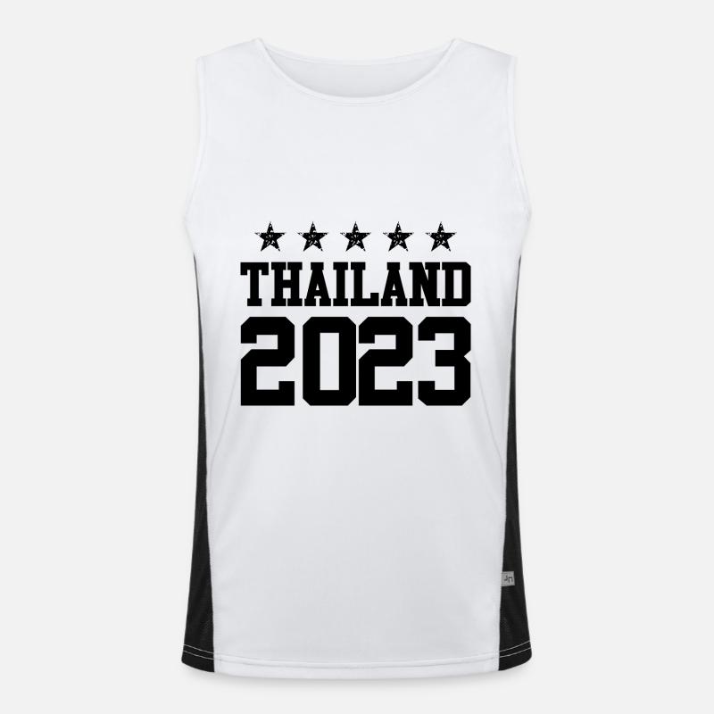 Thailand 2023 Funktionelles Kontrast-Tank Top für Männer 
