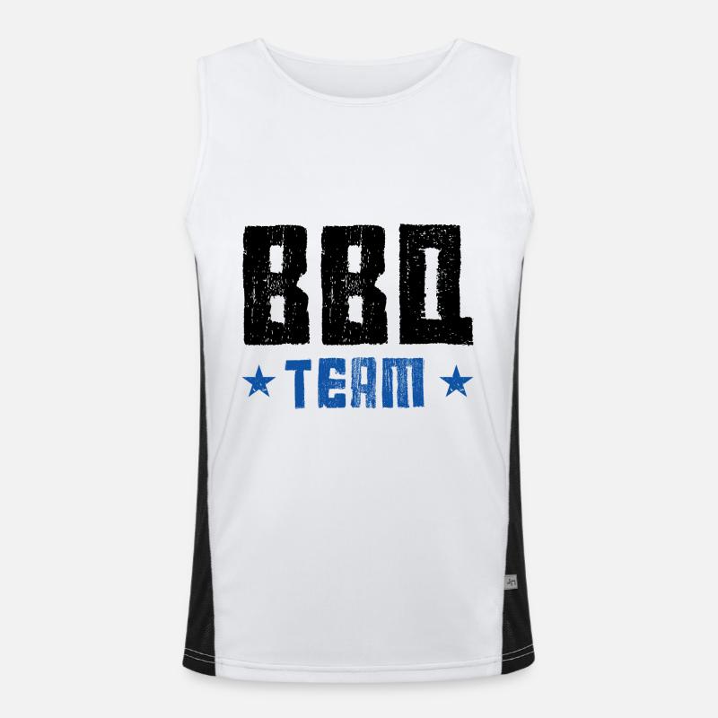 Bbq Team Funktionelles Kontrast-Tank Top für Männer 