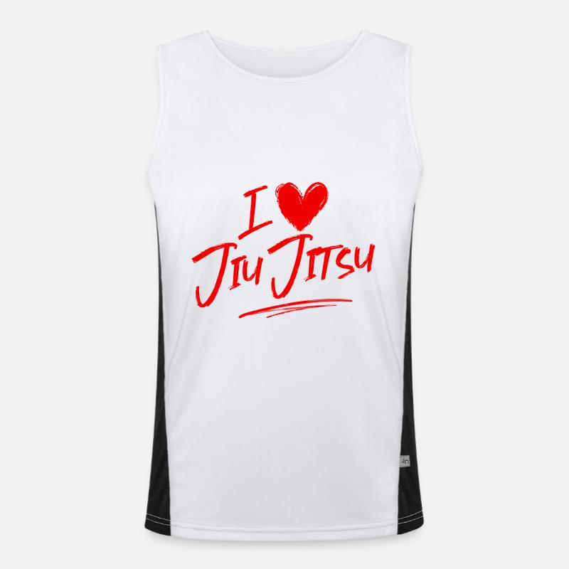 J’adore le Jiu Jitsu Débardeur respirant contrasté Homme 