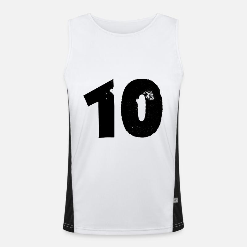 10 Number Men's Functional Contrast Tank Top 