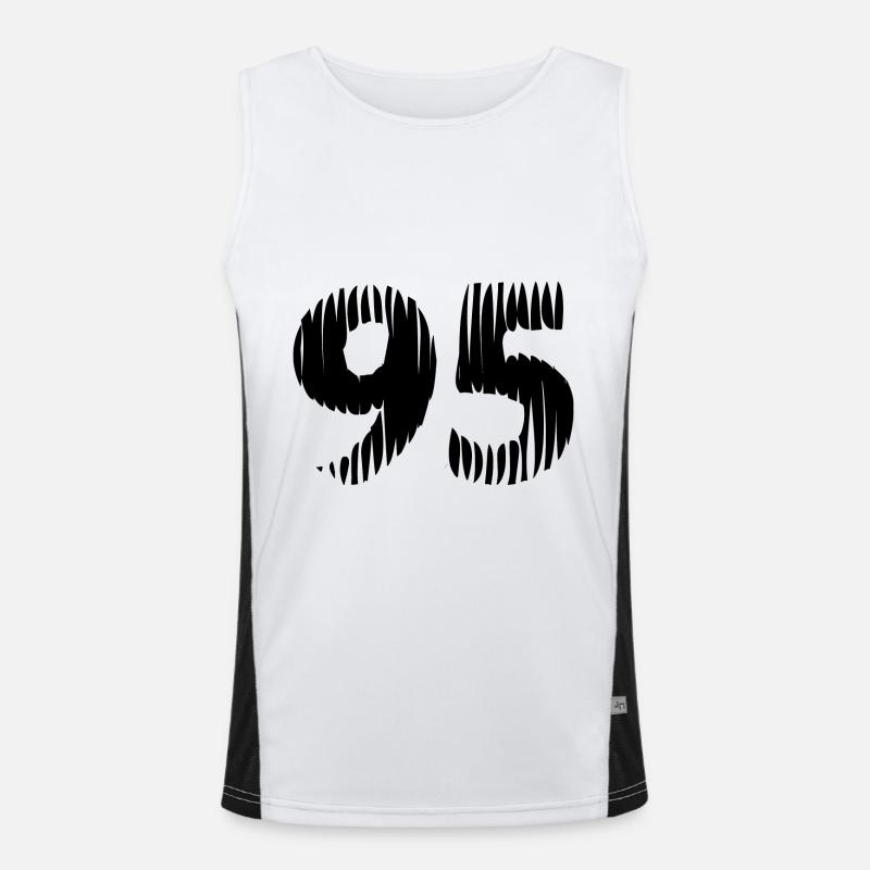Maillot à 95 numéros Débardeur respirant contrasté Homme 
