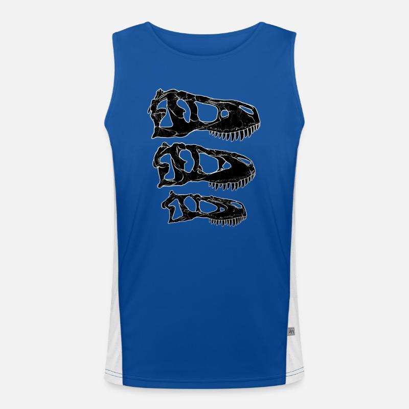 Daspletosaurus Tarbosaurus Tyrannosaurus Rex Funktionelles Kontrast-Tank Top für Männer 