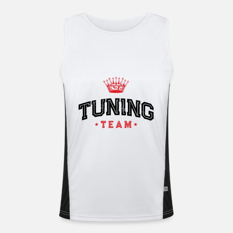 Tuning Team Men's Functional Contrast Tank Top 