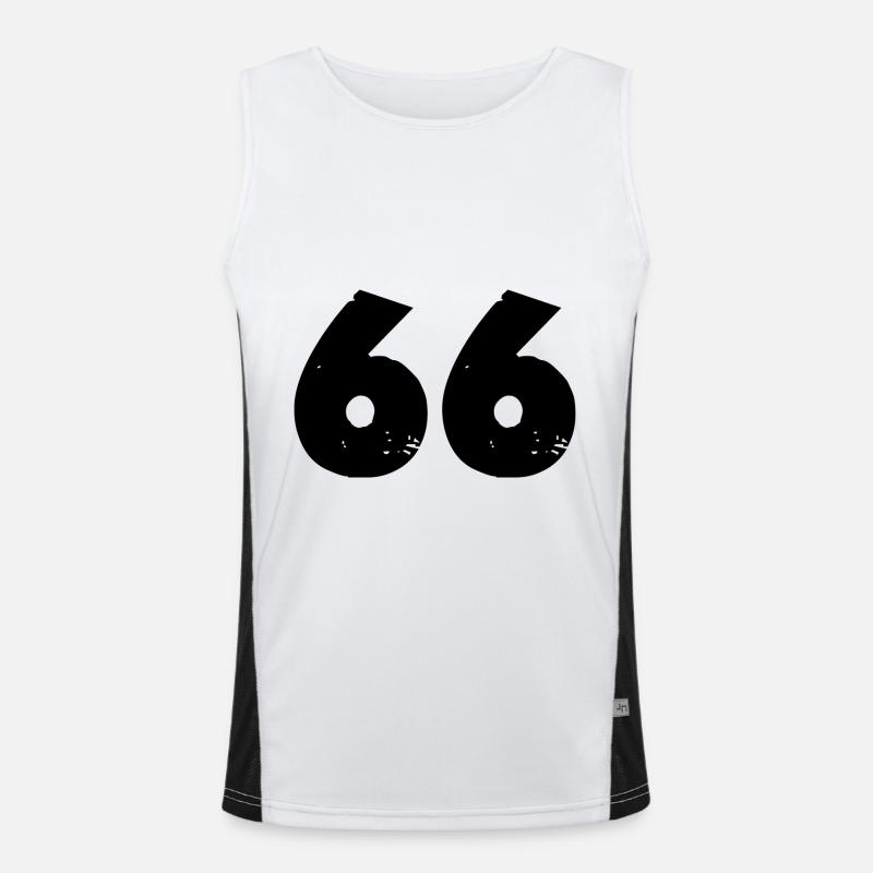 Numéro 66 Débardeur respirant contrasté Homme 