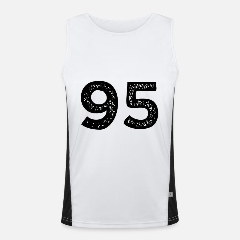 Maillot à 95 numéros Débardeur respirant contrasté Homme 