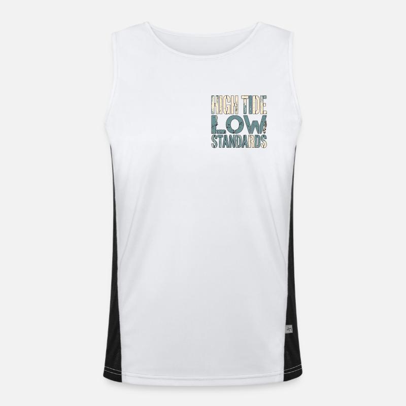 Seefahrer Design Funktionelles Kontrast-Tank Top für Männer 