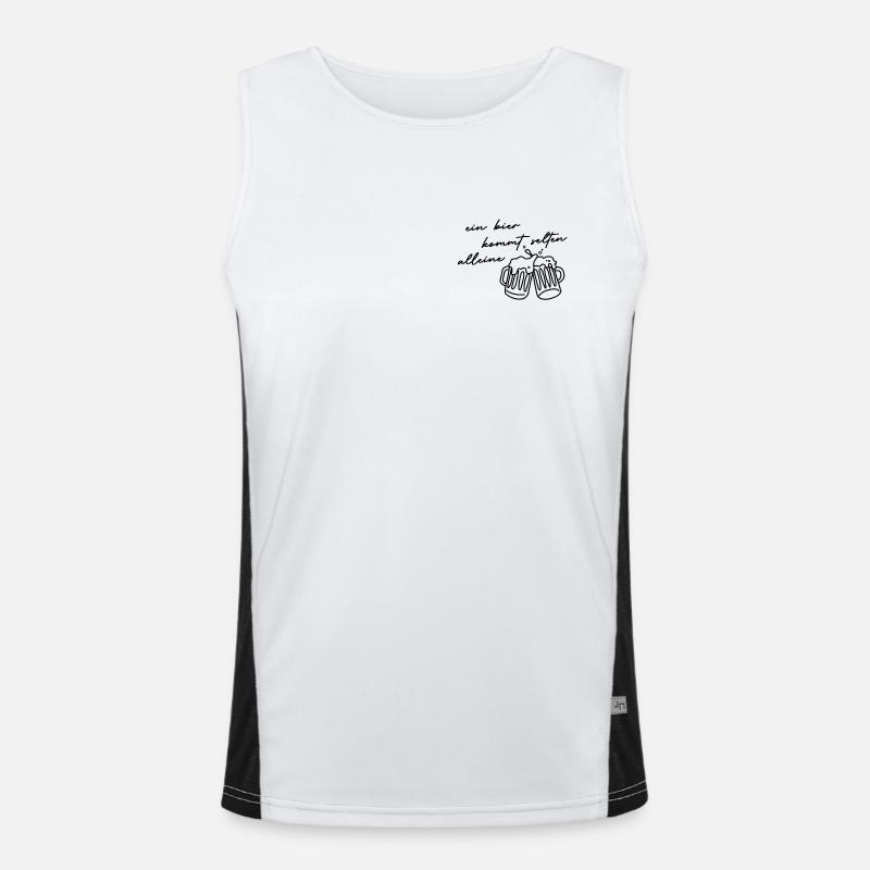 Beer Men's Functional Contrast Tank Top 