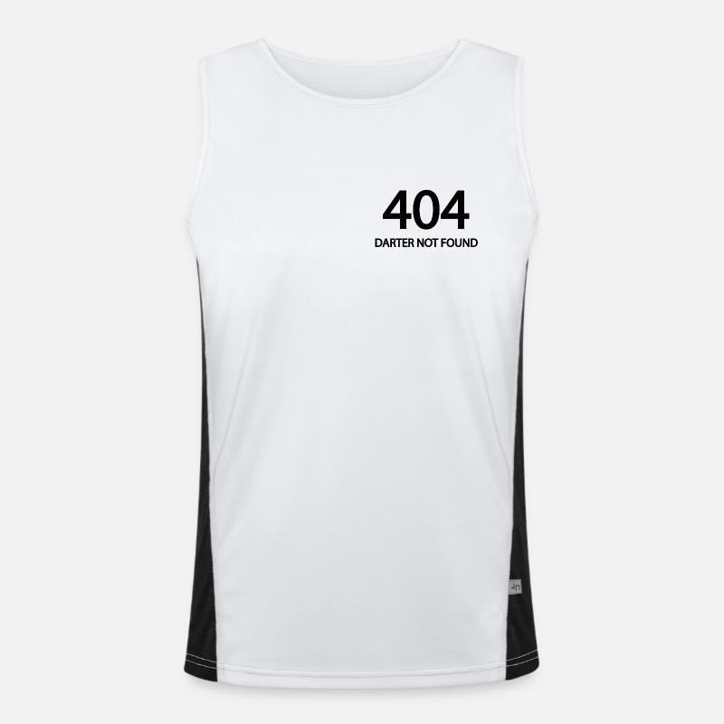 Dart,Darts,404_Darter_not_found Funktionelles Kontrast-Tank Top für Männer 
