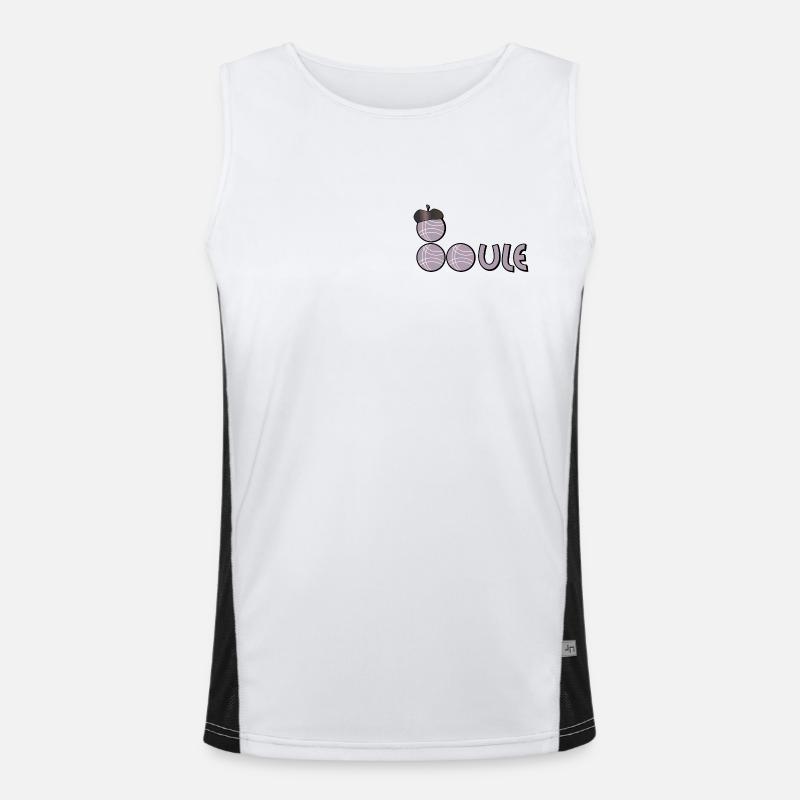 Boule petanque Men's Functional Contrast Tank Top 