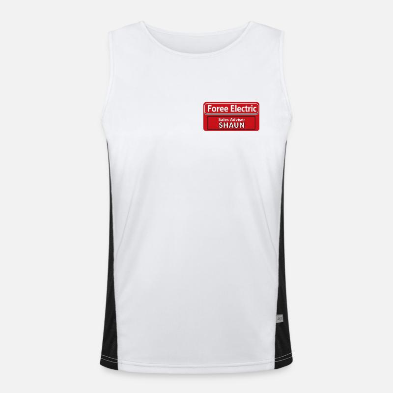 Foree Electric Funktionelles Kontrast-Tank Top für Männer 