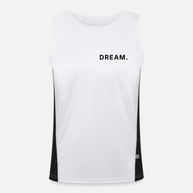 Dream Big - Big Dream - Visionary Men's Functional Contrast Tank Top 