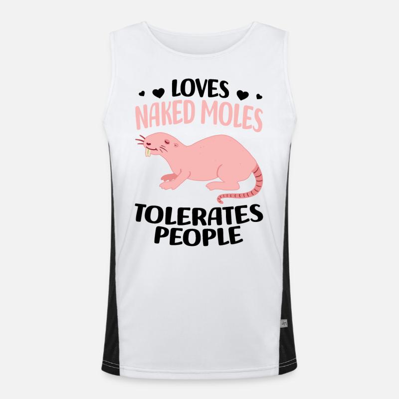 Chiot de sable Débardeur respirant contrasté Homme 