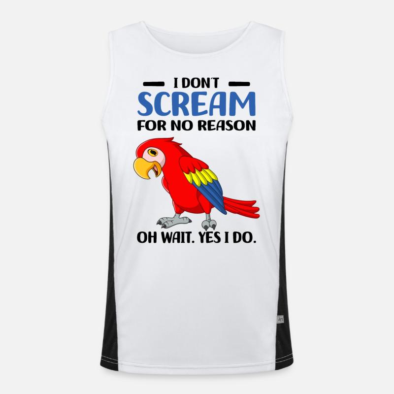 Parrots Men's Functional Contrast Tank Top 