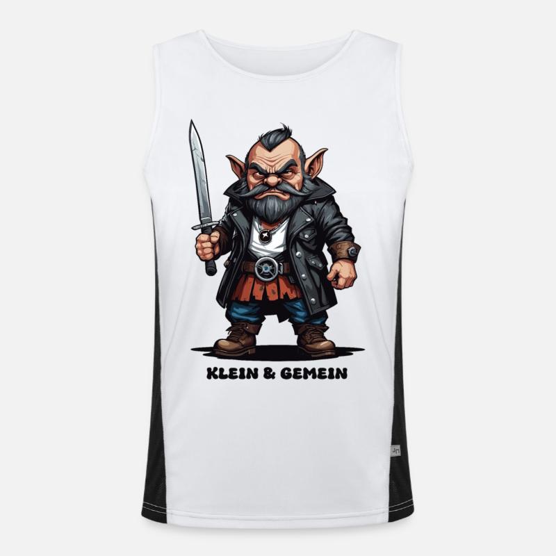 Little Evil Dwarf Men's Functional Contrast Tank Top 