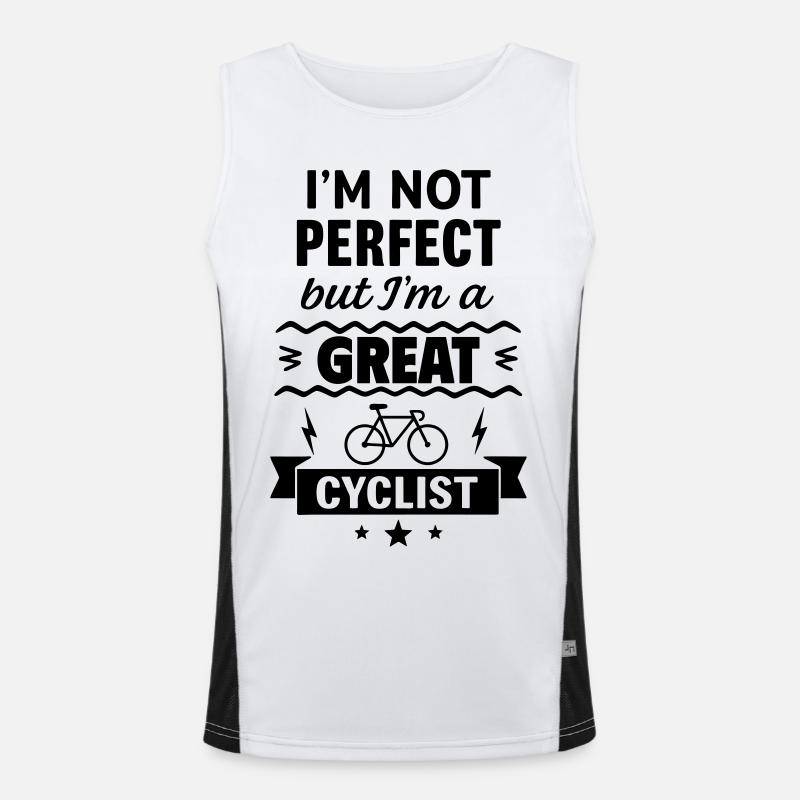 Super Radfahrer Funktionelles Kontrast-Tank Top für Männer 