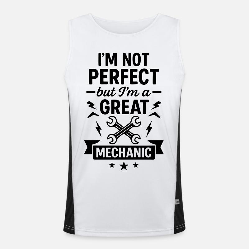 Super mechanic workshop Men's Functional Contrast Tank Top 