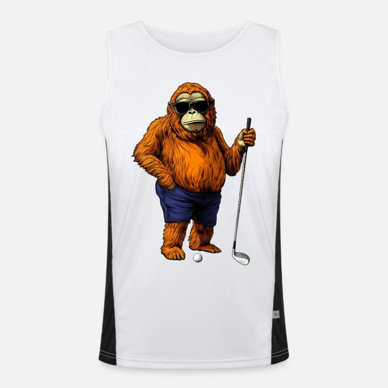 Golfeur singe Débardeur respirant contrasté Homme 