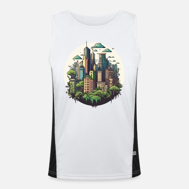 The Urban Observer Men's Functional Contrast Tank Top 