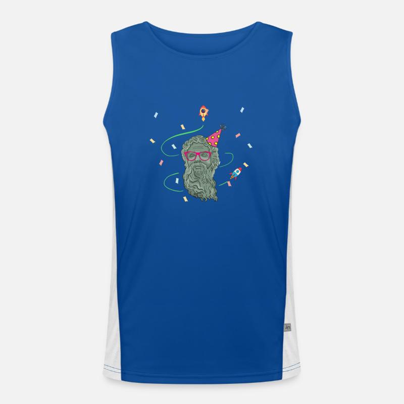 Zeus Men's Functional Contrast Tank Top 
