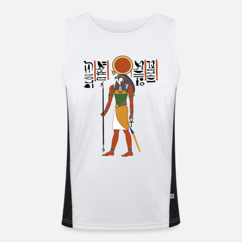 RA Sonnengott Funktionelles Kontrast-Tank Top für Männer 