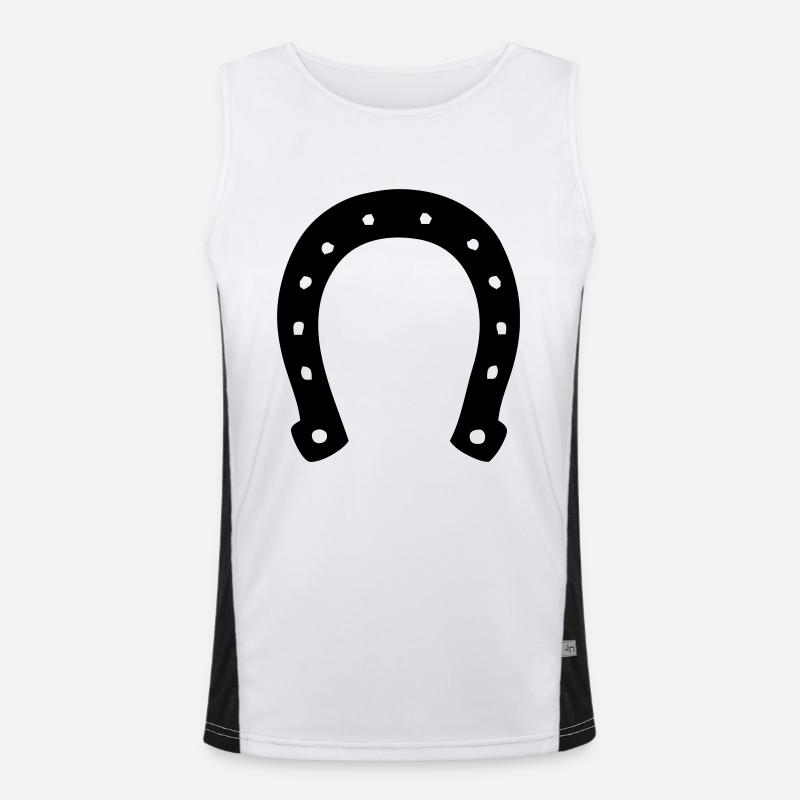 hufeisen Funktionelles Kontrast-Tank Top für Männer 