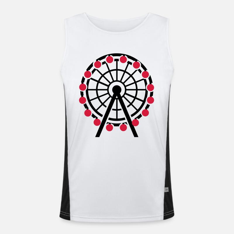 Grande roue Débardeur respirant contrasté Homme 