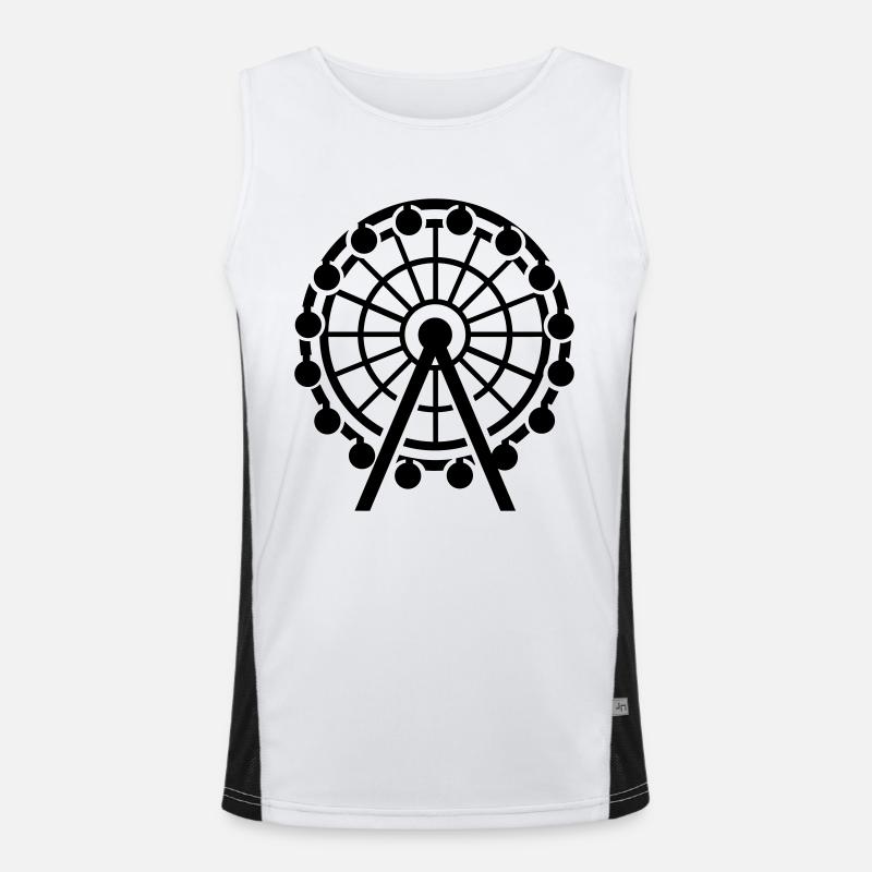 Grande roue Débardeur respirant contrasté Homme 