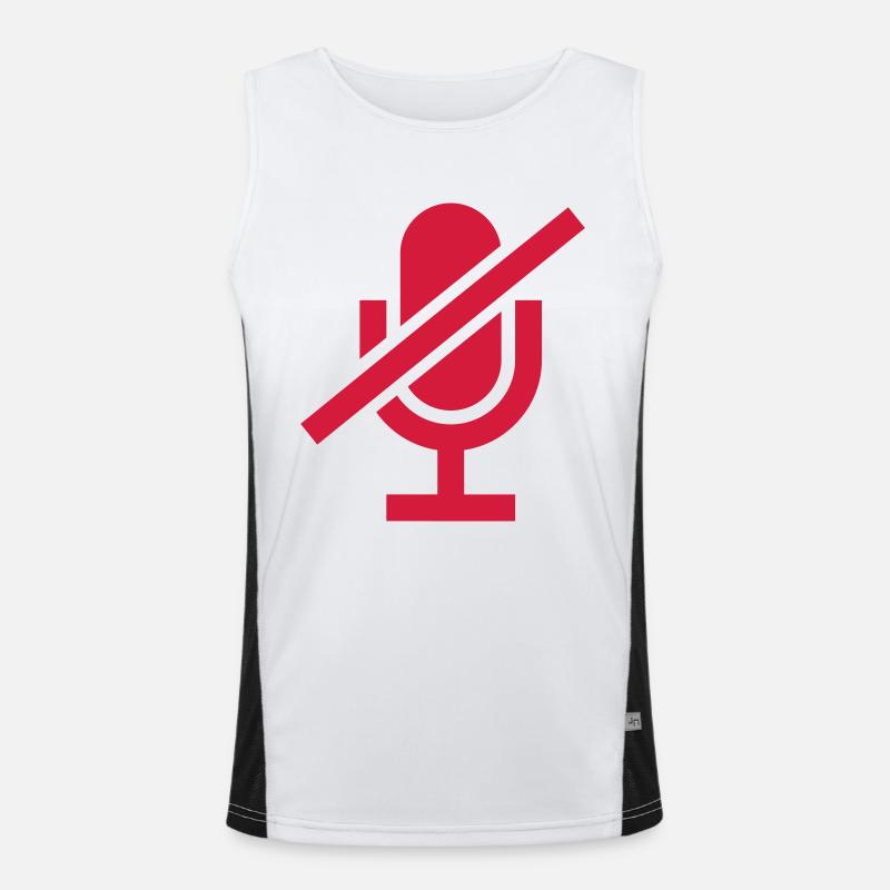 Basculez le micro Débardeur respirant contrasté Homme 