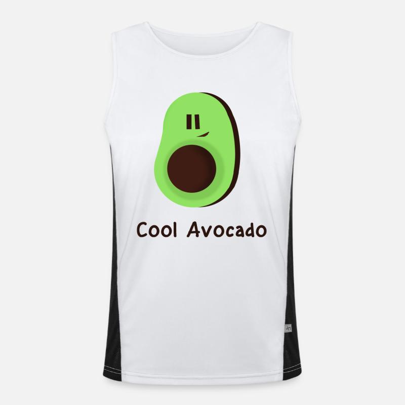 Cool avocado Men's Functional Contrast Tank Top 