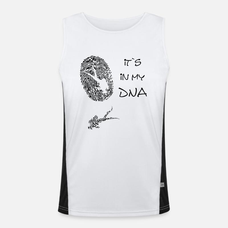 Diving its in my DNA tauchen Funktionelles Kontrast-Tank Top für Männer 