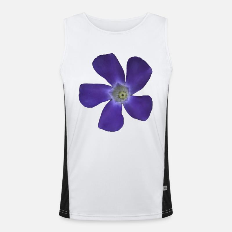 periwinkle, small, light Men's Functional Contrast Tank Top 