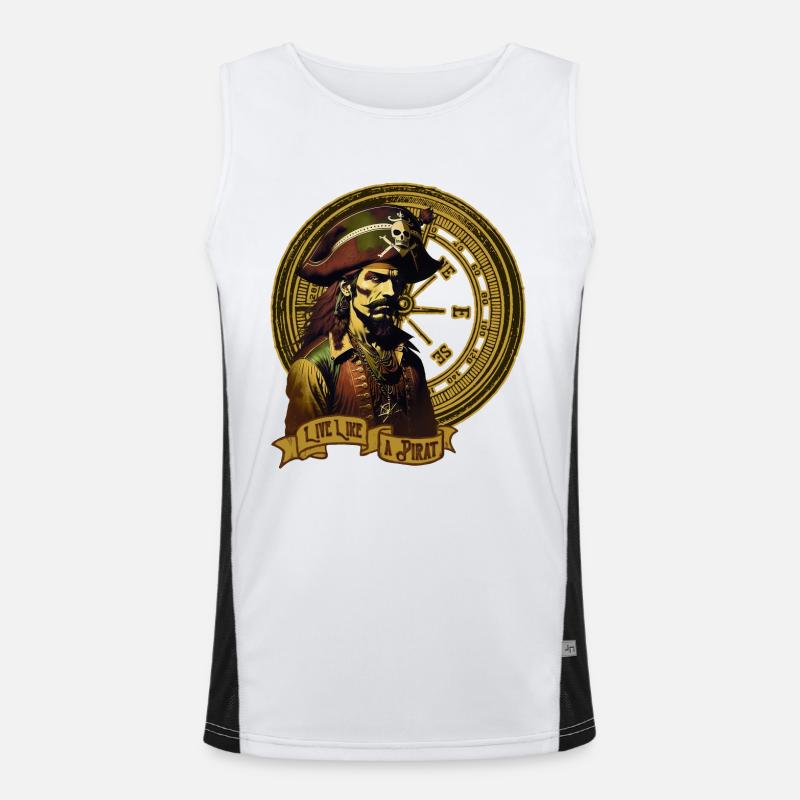 Live Men's Functional Contrast Tank Top 