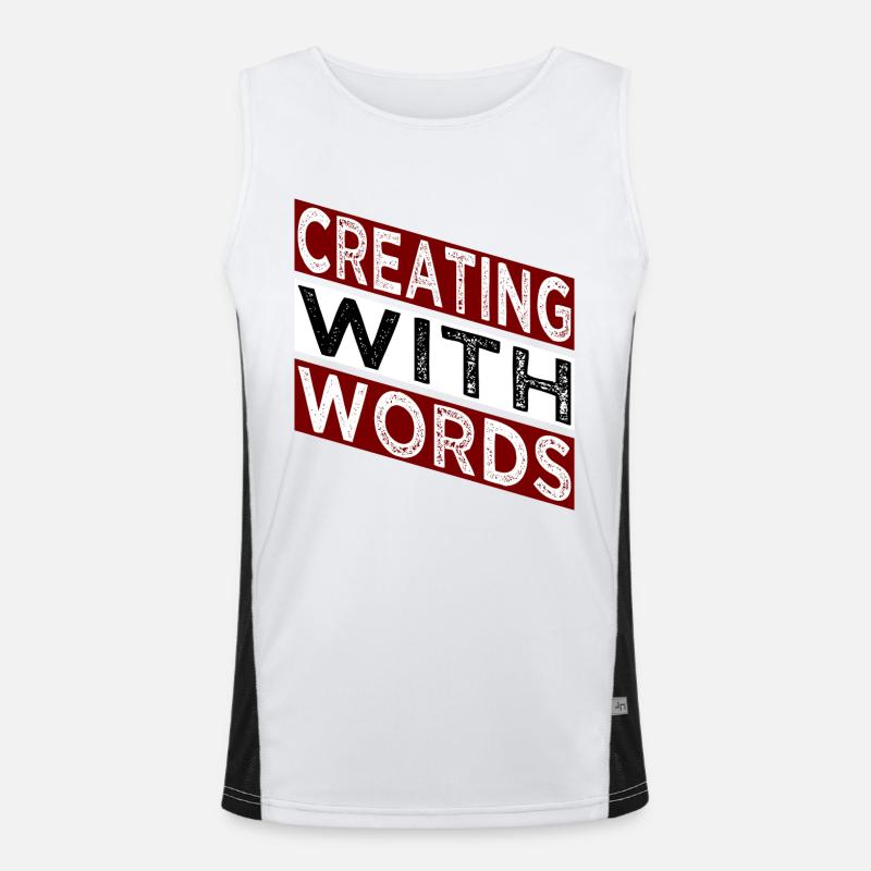 fostering creativity joke writing tips Men's Functional Contrast Tank Top 