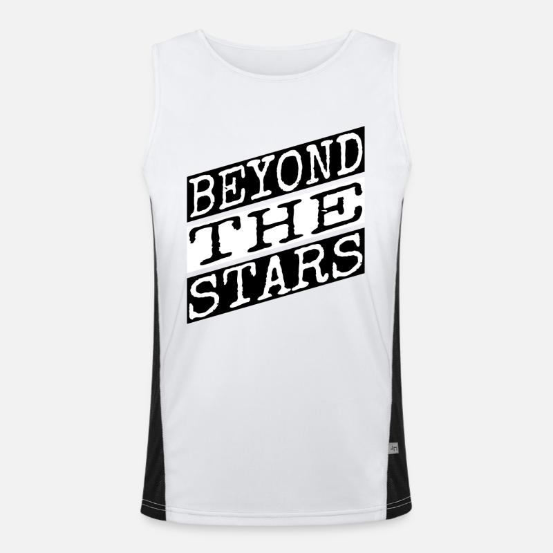 happy space community gift idea culinary journey Funktionelles Kontrast-Tank Top für Männer 