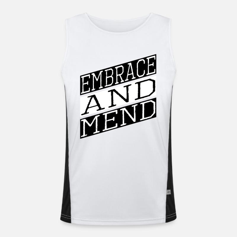jokes healing power supportive relationships Funktionelles Kontrast-Tank Top für Männer 