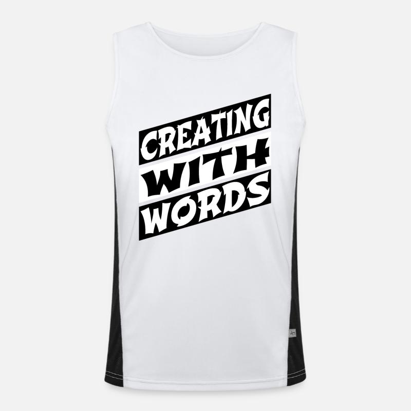 Fun Creative Inspiration Artistic Innovation Men's Functional Contrast Tank Top 