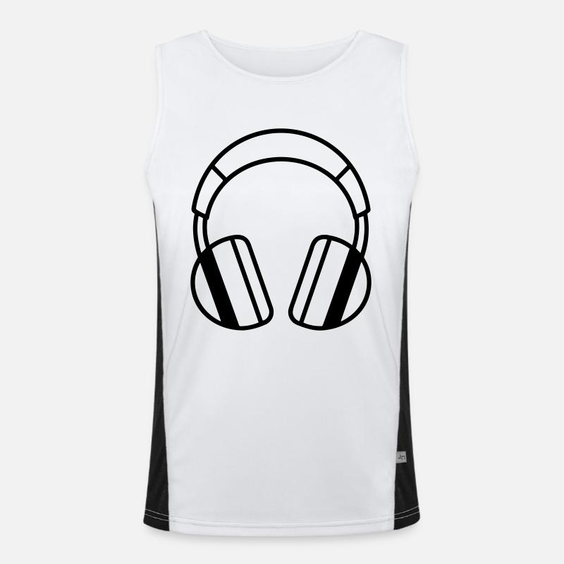 Gaming headset Men's Functional Contrast Tank Top 