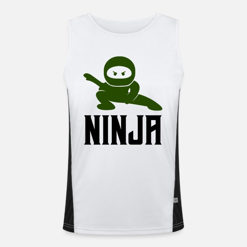 Bande dessinée Ninja Débardeur respirant contrasté Homme 