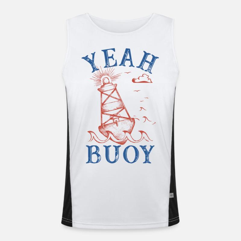 oui bouée Graphique Débardeur respirant contrasté Homme 